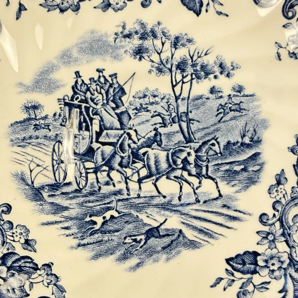 Coaching Scenes Johnson Brothers Made In England Ironstone Hunting Country 🍓